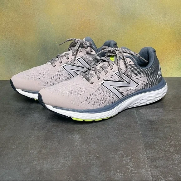 New Balance Fresh Foam 680 V7 Light Brown/Gray Women's Running Shoes Size 9.5B - Picture 3 of 16